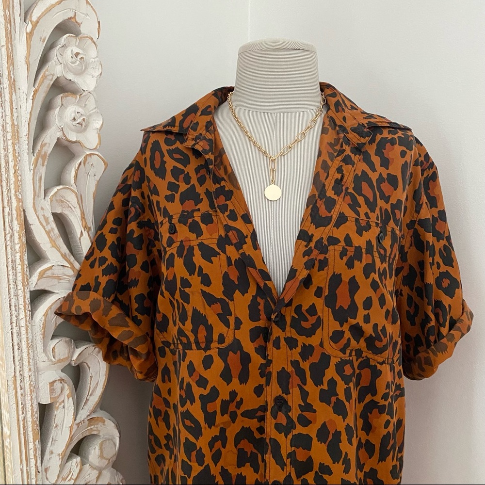 Leopard blouse